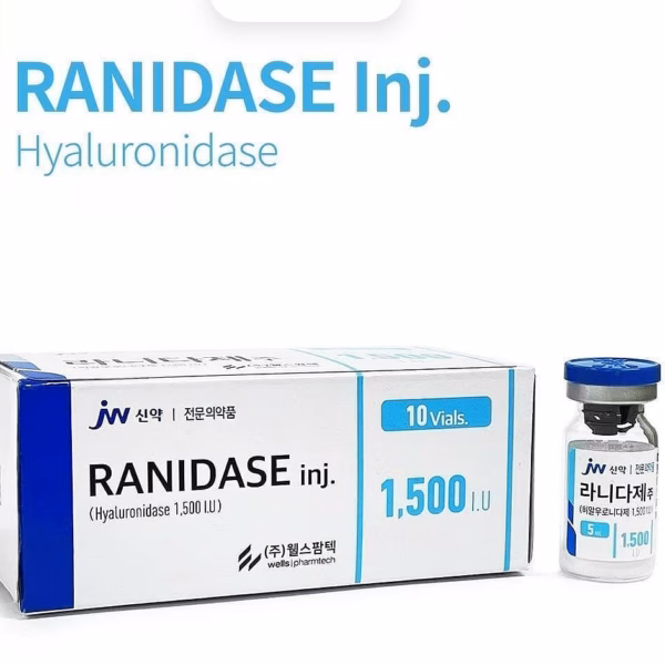 Hyaluronidase Ranidase 1500 IU Dissolve Hyaluronic Acid fillers 10vials   K COSMOPROF
