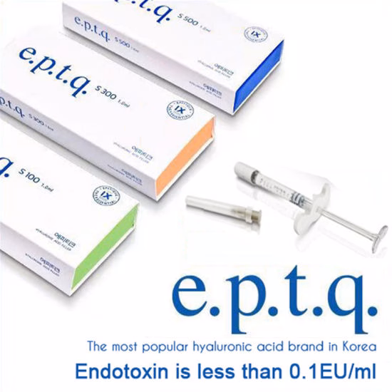 e.p.t.q. Cross-Linked Hyaluronic Acid Dermal Filler S100, S300, S500 / 1pcs S.Korea